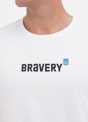BRAVERY ORIGINAL White T-shirt2 photo