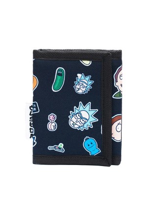 Wallet Easy Rick and Morty Black Custom Wear