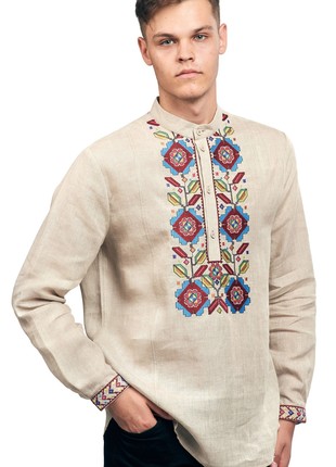 Man's embroidered shirt 227-20/09