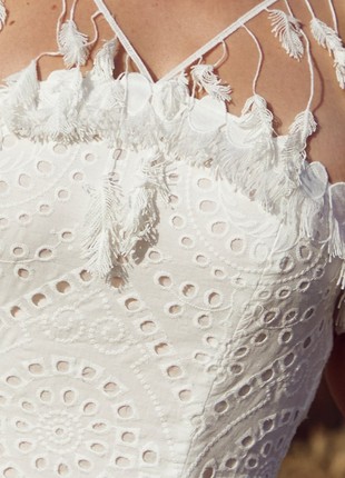 Maxi dress with lace decor3 photo