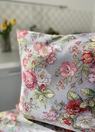 Decorative tapestry pillowcase 45*45 cm. two-sided3 photo