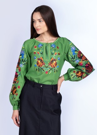 Woman's blouseblack 218-21/00 Green