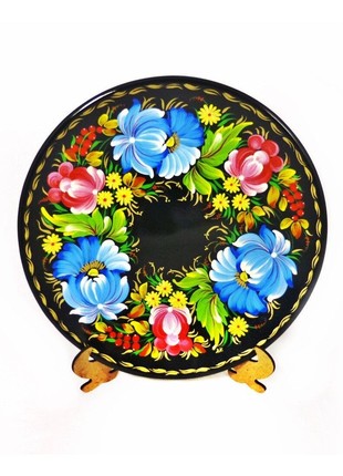 Painted plate D200mm Wreath M-1