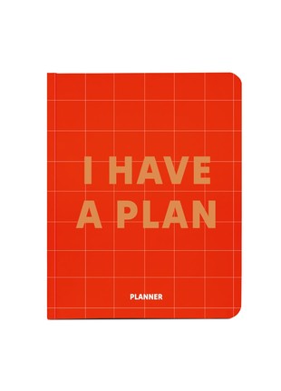 Planner I HAVE A PLAN red (orner-1952)