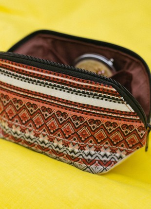 Women's Cosmetic Bag/Bag "Shuttle" made of tapestry B.