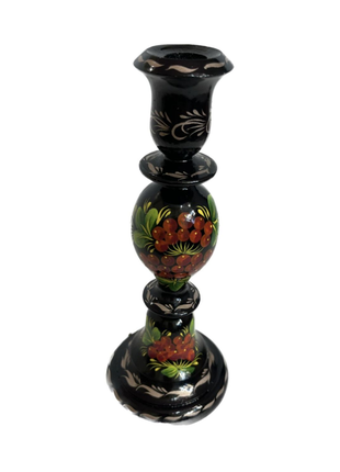 Candlestick with painting High M-3 Guelder rose