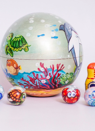 Sea World montessori toys set - Birthday Gift for boy, for girl