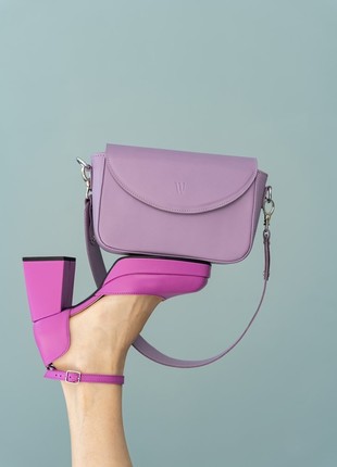 Leather Cross-Body Bag lilac The Wings 	TW-Molly-lilac