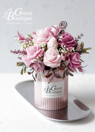 Cute interior bouquet soap Roses