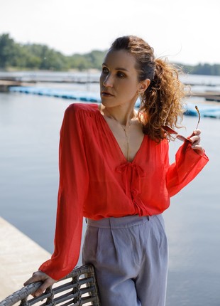 Red blouse1 photo