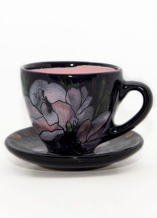 Tea set Rose (pink inside)
