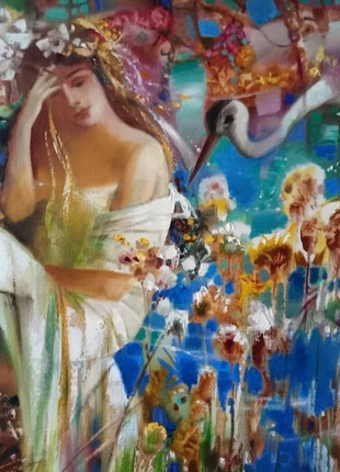 Oil painting Indian summer Anatoly Borisovich Tarabanov nTar234