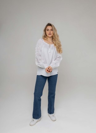 Women's embroidered blouse "Verkhovyna" white