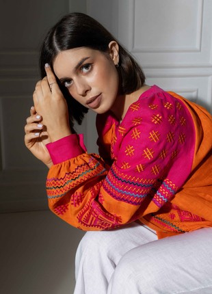 Women's embroidered blouse "Colors"7 photo