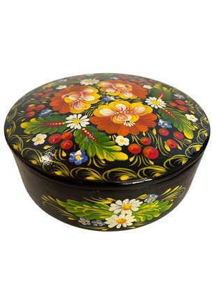 Box with painting Flowery M-1