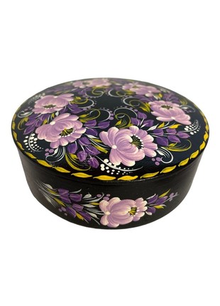 Box with painting Flowery M-2