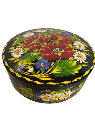 Box with painting Flowery M-4