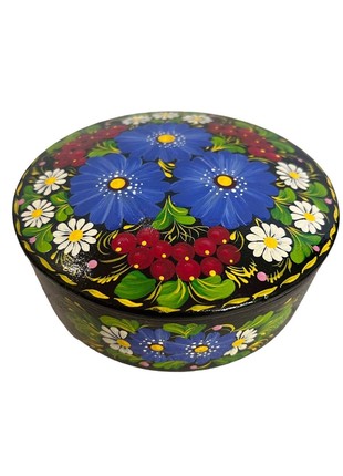 Box with painting Flowery M-5