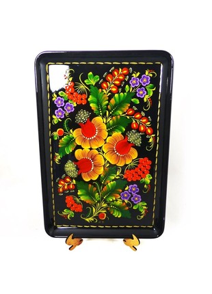 Tray with painting Tenderness M-4