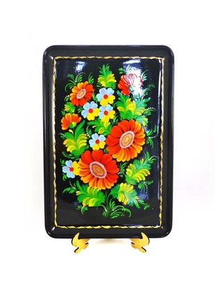 Tray with painting Spring M-3