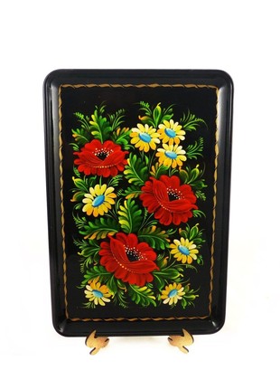 Tray with painting Spring M-4