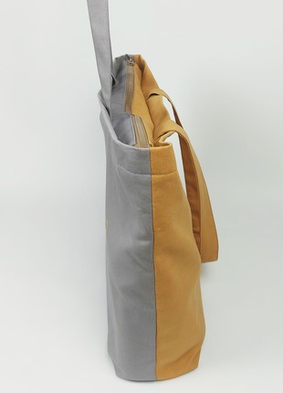 Ukrainian-Style handmade textile tote bag - You yourself are the country (Scriabin)5 photo