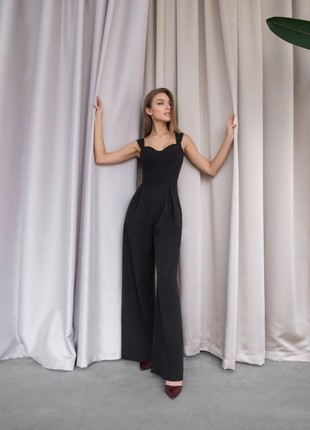 Classic black elegant jumpsuit