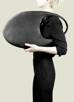 Minimalist Leather Hobo Bag Calliope