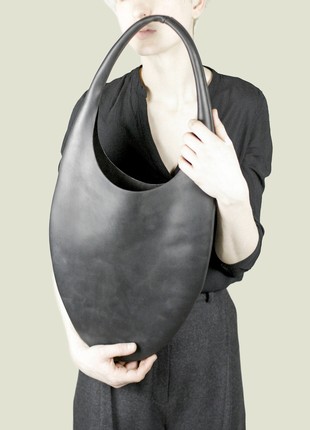 Minimalist Leather Hobo Bag Calliope5 photo