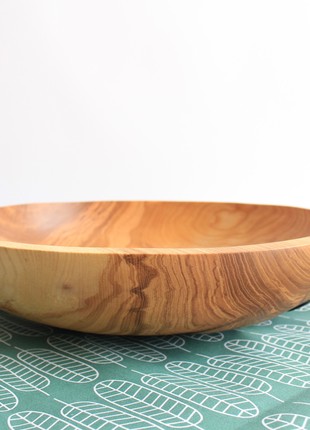 Wood fruit bowl handmade, bread serving plate8 photo