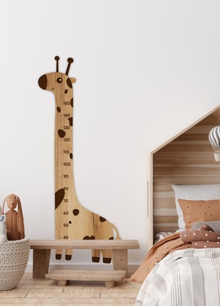 Ruler-height giraffe