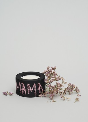 Melon scented candle for writing your wishes with cotton wick5 photo
