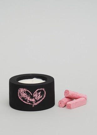 Melon scented candle for writing your wishes with cotton wick8 photo