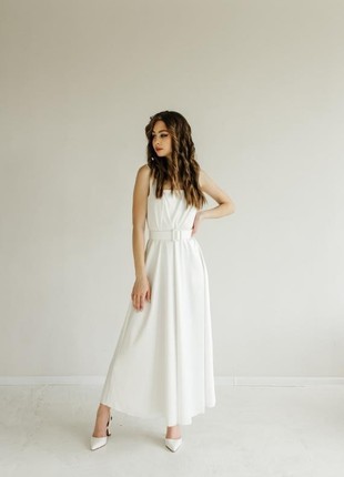 Dazzle in Satin: Elegant, Shimmering White Dress - Summer Party Must-Have | Perfect for Summer | Ideal for Parties & Special Occasions