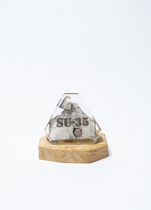 SU-35s table figurine, the most expensive russian fighter jet trophy, the price is a donation