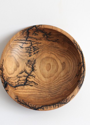 Wood bowl  for cereal  or breakfast