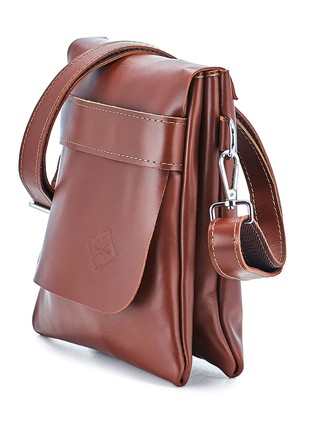 LEATHER BAG CONNERY COGNAC