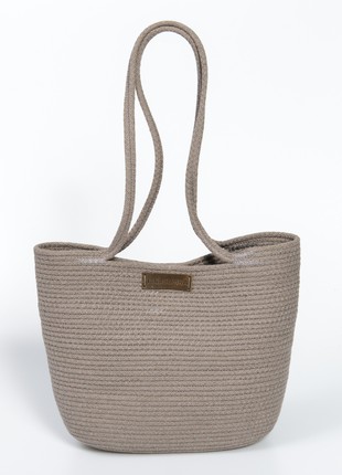 CORD BAG Knot Bag M medium mocha2 photo