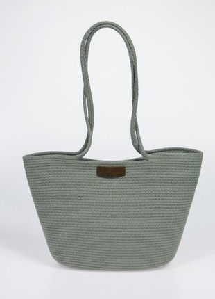 CORD BAG Knot Bag M large pistachio5 photo