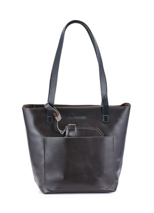 Women's leather Tote bag brown M