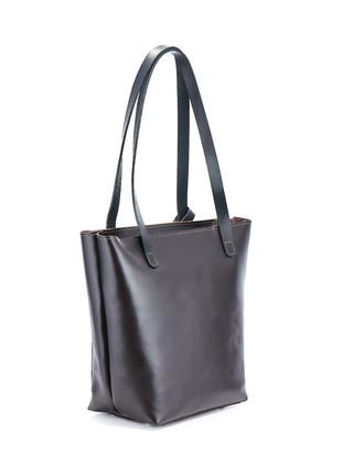 Women's leather Tote bag brown S