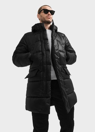 MEN'S BLACK JACKET B-027 (STORM)