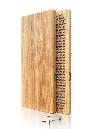 Sadhu Board Nails from 100% Oak for Yoga Meditation, Step 10mm, "Aum"