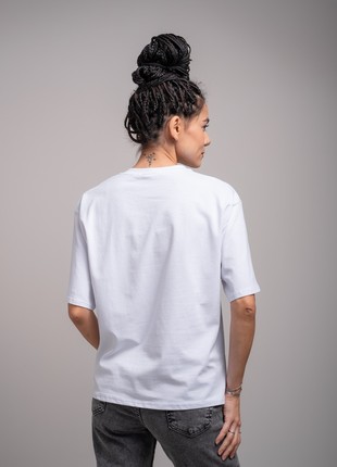 T-shirt oversize with Beregynya trident embroidery5 photo