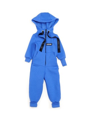 Jumpsuit toddler & baby cotton fleece Alwair Kids blue-sky