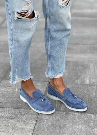 Natural suede loafers5 photo