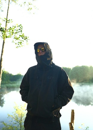 Men's windbreaker OGONPUSHKA Storm in the style of Gorp Core black3 photo