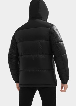 MEN'S BLACK JACKET B-094 (ULTRA)7 photo