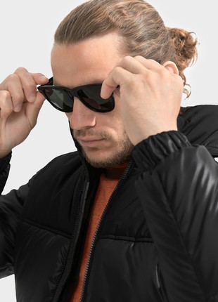 MEN'S BLACK JACKET B-094 (ULTRA)8 photo