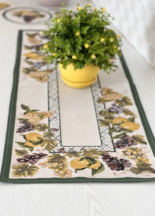 Tapestry walkway on the table   45x140 cm.(17x55 in)3 photo